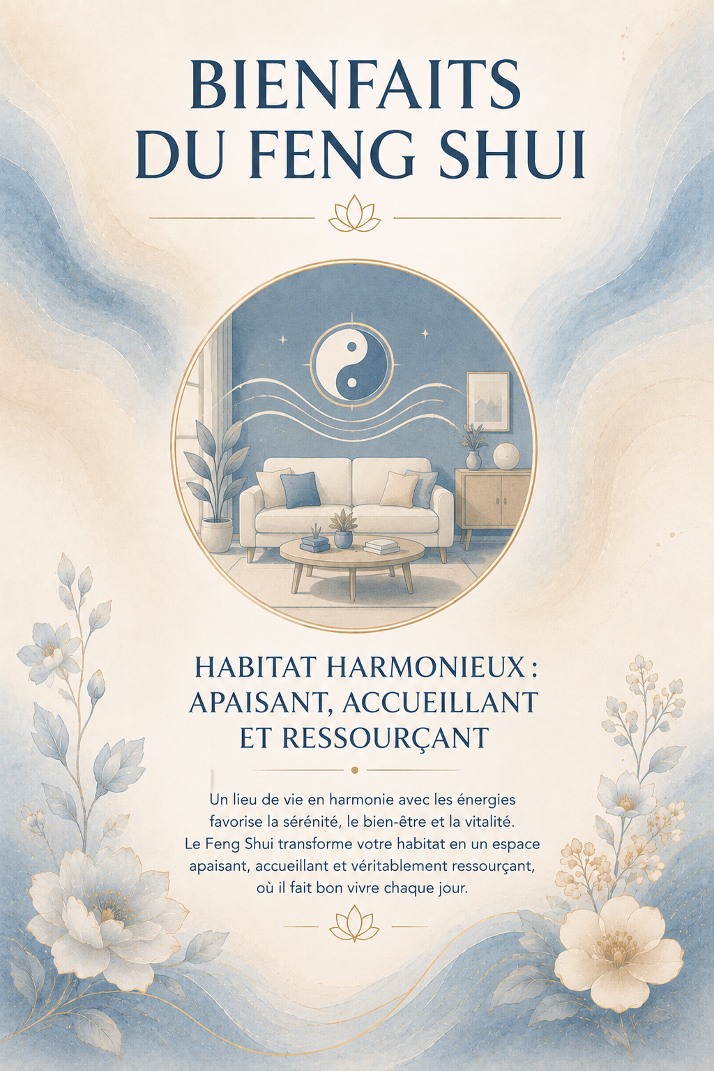 Habitat harmonieux : apaisant, accueillant et ressourçant.